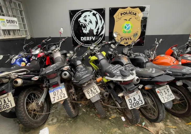 Polícia Civil devolve 24 motocicletas roubadas e furtadas recuperadas no interior do Amazonas