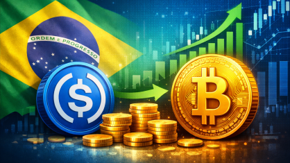 Stablecoins Disparam e Abrem Caminho para Acúmulo Automático de Bitcoin (BTC) no Brasil: Conheça a Nova Opção da Coinbase