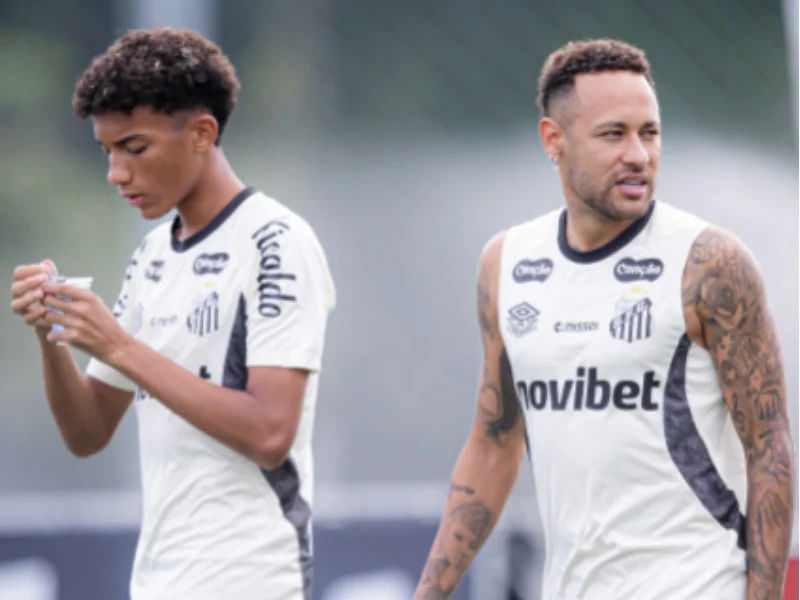 Neymar e Robinho Jr. protagonizam treino tenso no Santos com empurrões e ofensas