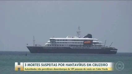 OMS suspeita de Hantavírus em cruzeiro: passageiros já infectados e transmissão a bordo causam 3 mortes em navio ancorado em Cabo Verde