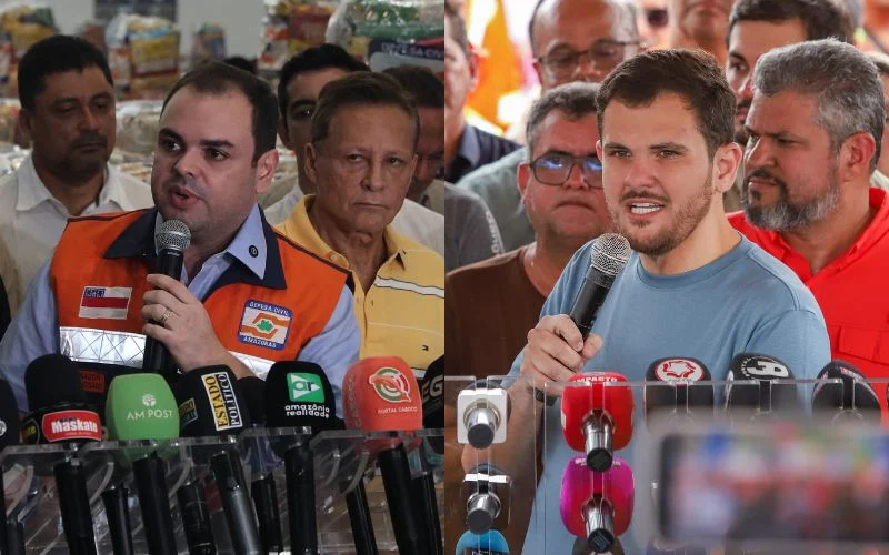 Buraqueira em Manaus: Governador rebate prefeito e recusa assumir responsabilidade municipal, citando repasses de R$ 17,8 bilhões