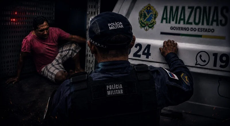 Motorista de aplicativo é preso em Manaus após tentativa de estupro contra adolescente de 13 anos e agressão a outra mulher