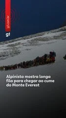 Vídeo Chocante: Alpinistas Formam Filas Kilométricas para Conquistar o Everest, Gerando Perigo na “Zona da Morte”