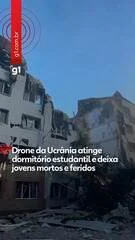 Drone atinge dormitório estudantil na Ucrânia: 4 adolescentes mortos e 35 feridos em ataque devastador em Luhansk