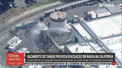 Alerta na Califórnia: Vazamento em tanque químico ameaça explodir, 40 mil pessoas evacuadas em Garden Grove