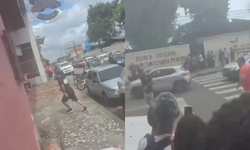 Tiroteio em Manaus: Briga de Trânsito em Frente a Escola na Zona Norte Assusta Estudantes e Termina com Apreensão de Armas