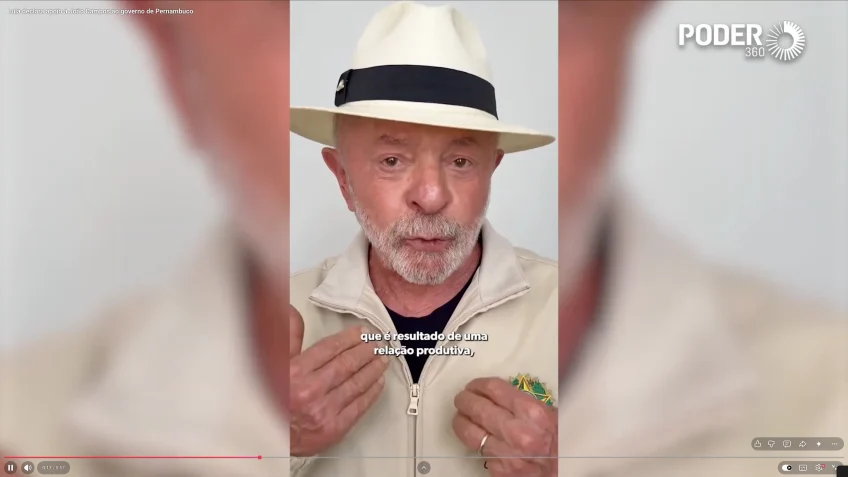 Lula declara apoio a João Campos para governo de Pernambuco, frustrando expectativa de Raquel Lyra