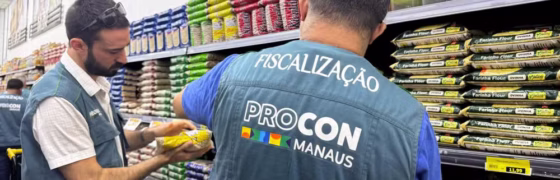 Operação no Procon Manaus: Mais de 650 produtos impróprios apreendidos em supermercados! Veja o que foi encontrado