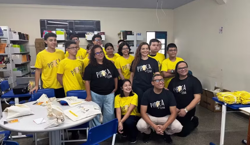 Pipoca em Cena Volta a Manaus: Estudantes da Rede Pública Criam Filmes em Oficinas de Audiovisual