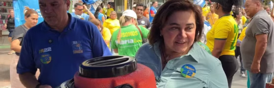 Professora Maria do Carmo (PL) propõe mais médicos e especialistas para a saúde pública do Amazonas em caminhada por Manaus