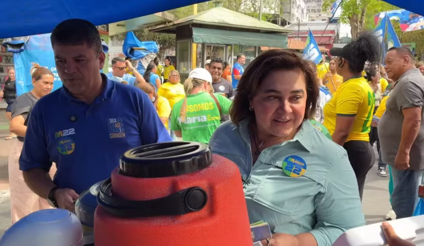 Professora Maria do Carmo (PL) propõe mais médicos e especialistas para a saúde pública do Amazonas em caminhada por Manaus
