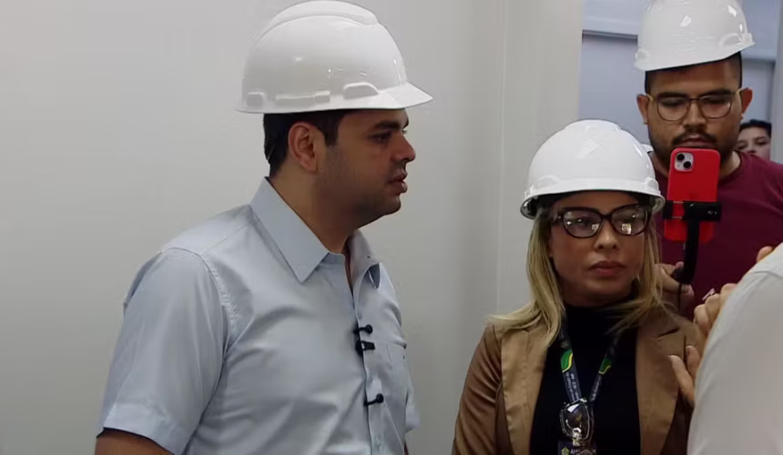 Roberto Cidade visita obras em maternidade e detalha planos para Educação e TEA em Manaus rumo às Eleições 2026