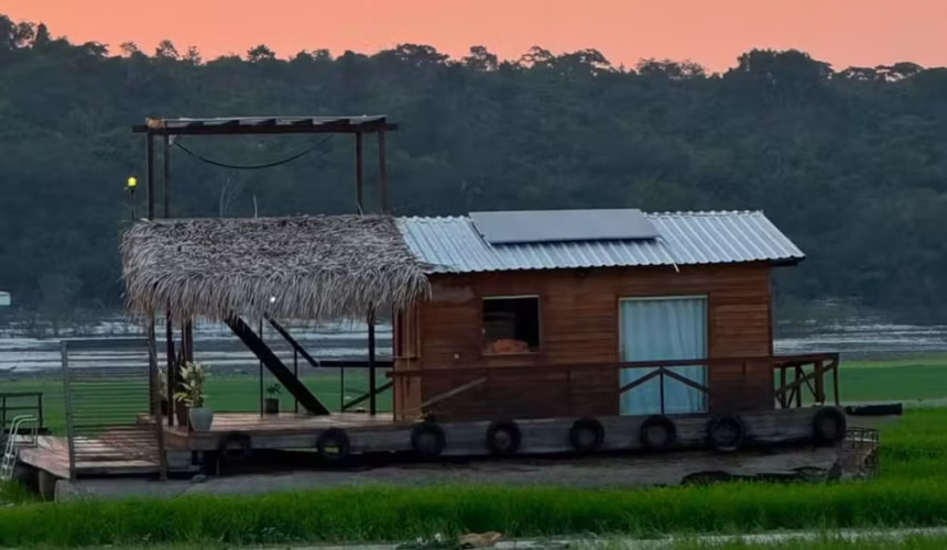 Seca no AM: Donos de flutuantes no Tarumã criam planos de emergência e se preparam para o pior, “É o rio quem determina quando precisamos parar”
