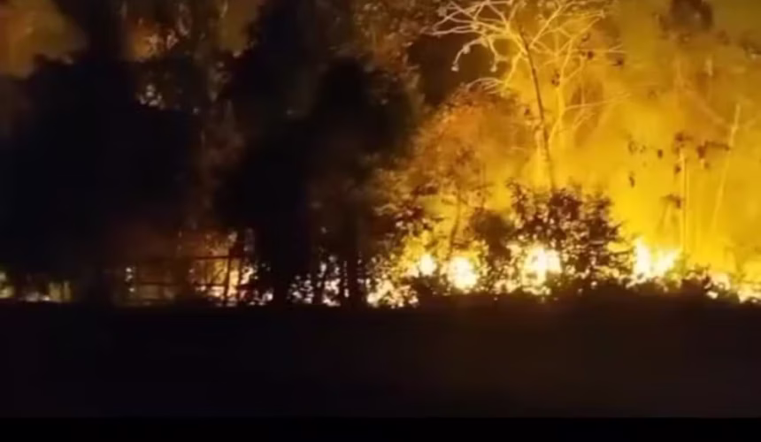 Maués em Alerta: Incêndio em Área de Mata Próxima ao Lixão Volta a Atingir o Amazonas