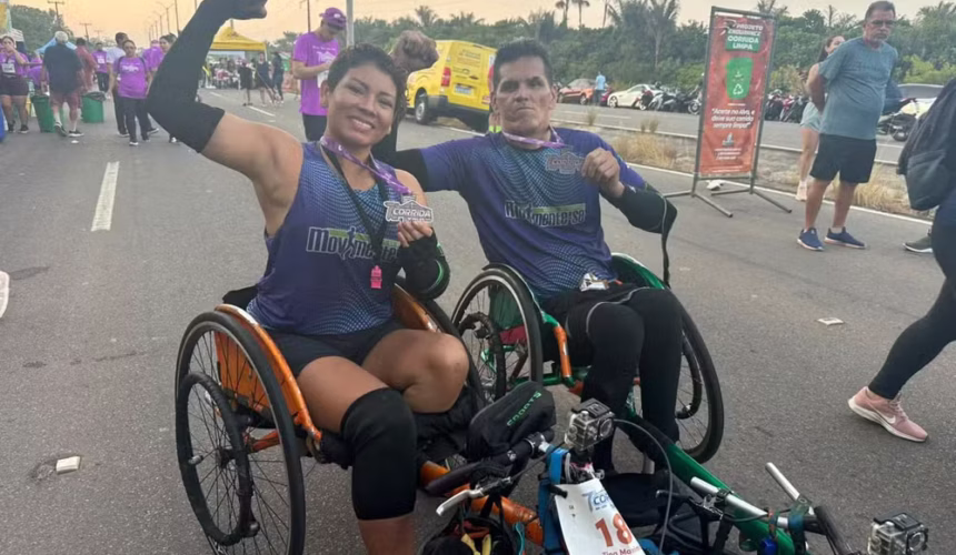 Tina Maximiano, corredora amputada, brilha na Corrida TVLAR e se prepara para campeonato nacional no Rio de Janeiro