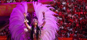 Lívia Christina, ex-Casa de Vidro do BBB 26, é a nova Cunhã-Poranga do Boi Garantido; Isabelle Alcântara assume Rainha do Folclore