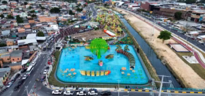 Praça Molhada do Gigantes da Floresta em Manaus fecha para manutenção essencial, veja quando reabre