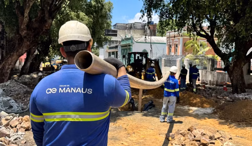 Primeira Rua Gastronômica de Manaus: Ferreira Pena ganha saneamento completo com água tratada e esgoto em dia