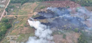 Dono de terreno no AM é multado em R$ 100 mil por queimar 50 pneus em área proibida para fogo